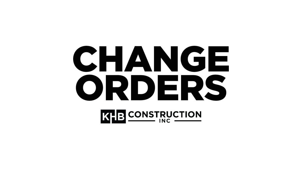 Change Orders