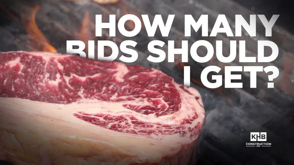 How Many Bids Should I Get?