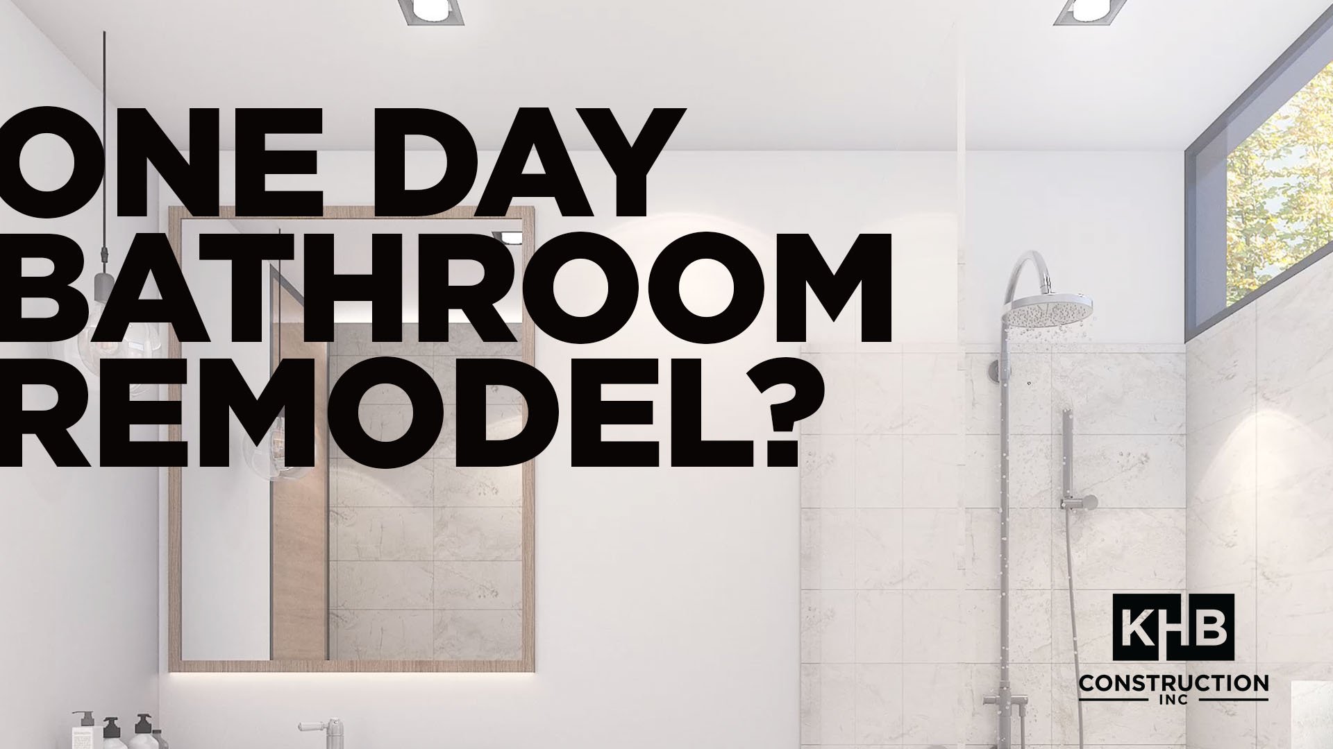 One Day Bathroom Remodel?